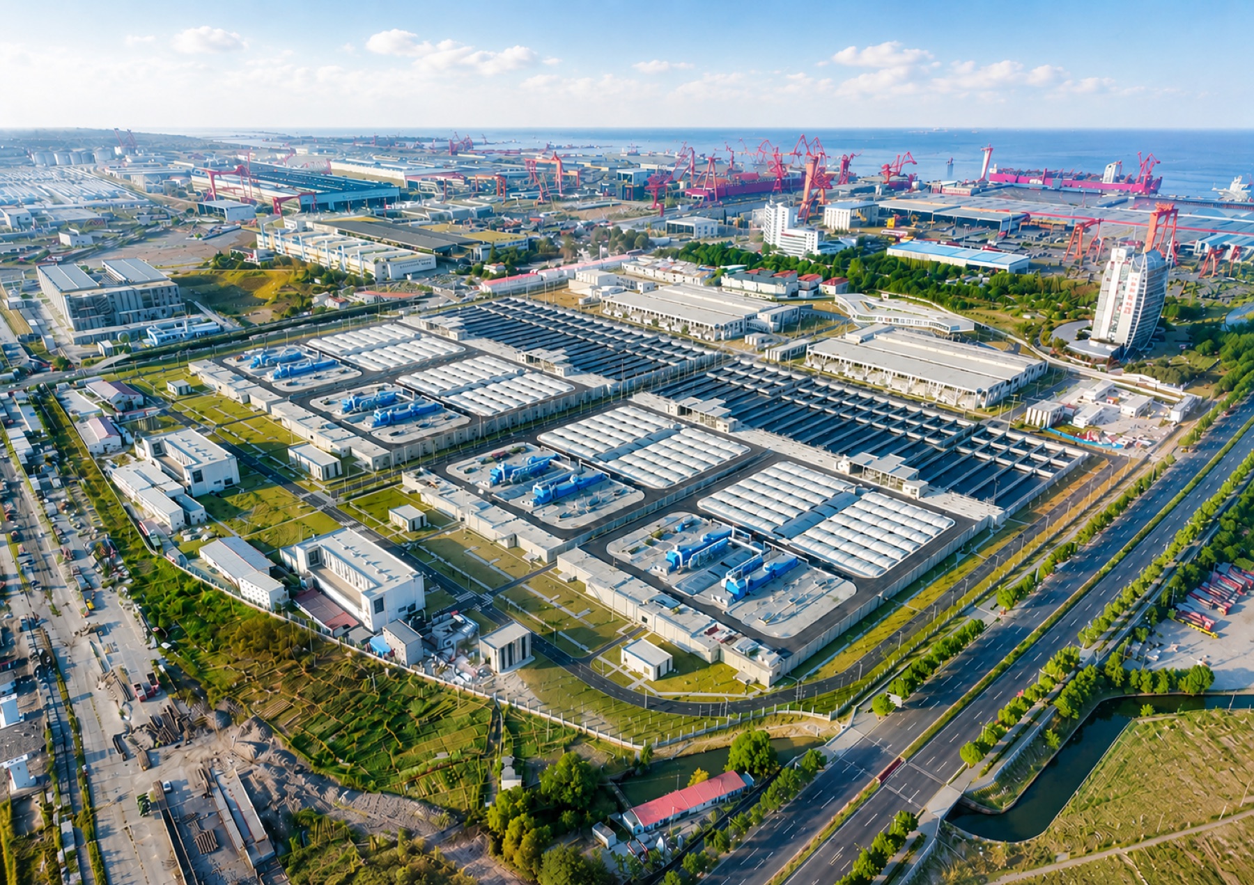 Shanghai Zhuyuan Wastewater Treatment System 1